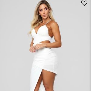 Fashion Nova Asymmetrical Dress.